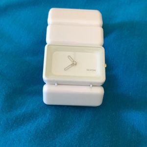 Nixon White Watch